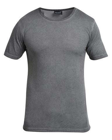 Men's Acid Washed Plain Tee -Black - L