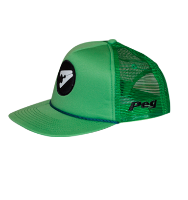 Trucker Cap Flat Peak - Green D3