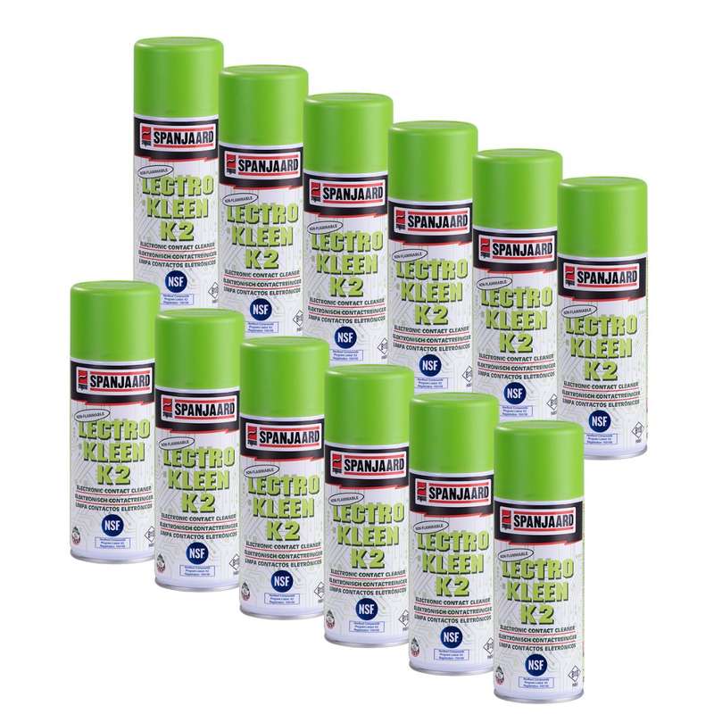 LECTRO KLEEN K2 NON-FLAMMABLE  QTY: 12 x 400g Aerosol