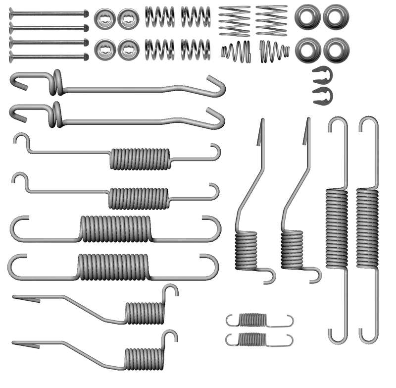 Brake Shoe Spring Kit - Abc420 (Argus Motoring)