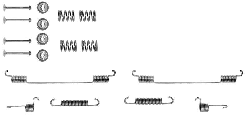 Rear Brake Shoe/Drum Spring Kit For FIAT PALIO (178_, 173_, 373_, 374_, 171_) 1.3 (1788891, 17894...