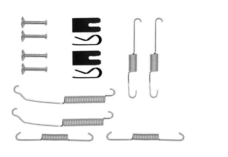 Rear Brake Shoe/Drum Spring Kit For FORD FIESTA VI (CB1, CCN) 1.6 TDCi (T3JA, TZJA, TZJB)(70KW) 1...