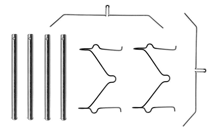 Front Disc Spring Kit For TOYOTA HILUX VI (_N1_) 2.4 D (LN145, LN150) (2L)(61KW) 97-01
