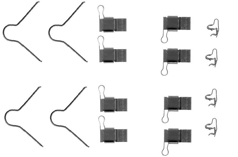 Front Disc Spring Kit For TOYOTA HILUX VI (_N1_) 2.4 D (LN145, LN150) (2L)(61KW) 97-01