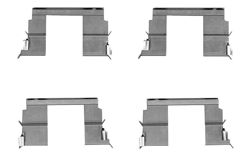 Front Axel Pad Clip For ISUZU D-MAX I (TFR, TFS) 3.0 D (4JJ1-TC)(120KW) 07-12