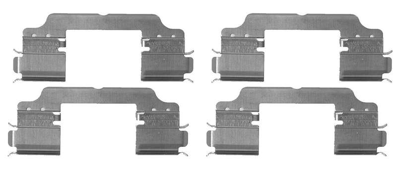 Front Axel Pad Clip For MERCEDES-BENZ C-CLASS (S204) C 180 Kompressor (204.245) (M 271.910)(115KW...