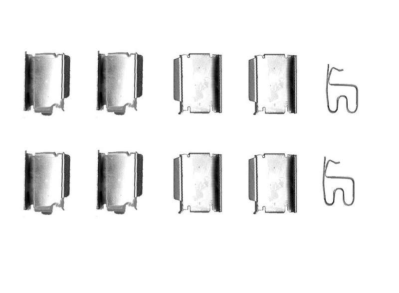 Disc Brake Pad Clip Kit - Abc953 (Argus Motoring)