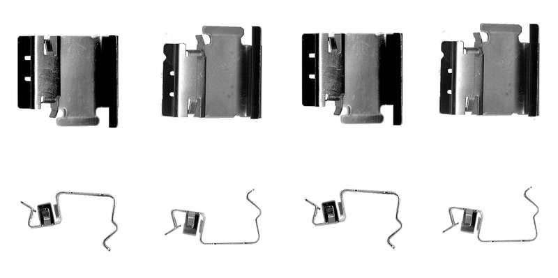 Front Axel Pad Clip For TOYOTA COROLLA Verso (ZER_, ZZE12_, R1_) 1.8 (ZNR11_) (1ZZ-FE)(95KW) 04-09