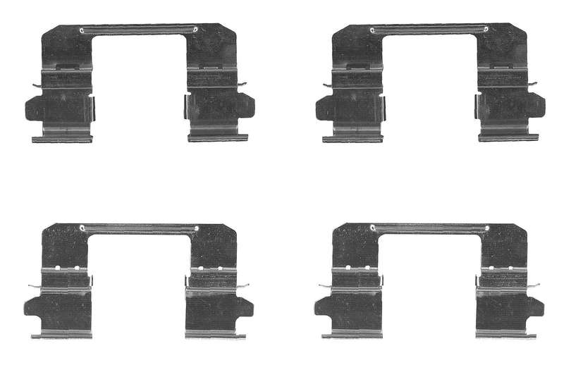 Front Axel Pad Clip For ISUZU D-MAX I (TFR, TFS) 3.0 D (4JJ1-TC)(120KW) 07-12