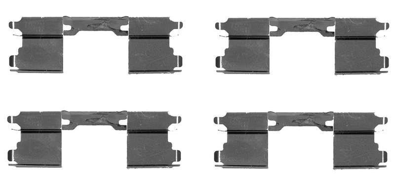 Front Axel Pad Clip For VW CRAFTER 30-35(2E_) 2.0 TDI (CKUC)(105KW) 11-16
