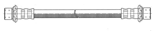 Argus Motoring Brake Hose For Toyota Hilux 2005> Front