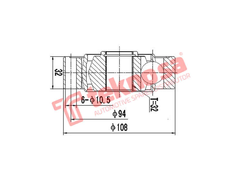 INNER CV JOINT - AD4005 (TEKNOSA)