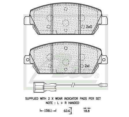 Brake Pad Set - Ate1276 (Ate)