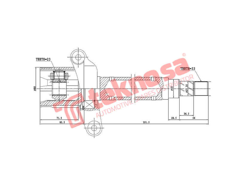 INNER CV JOINT - BM4010 (TEKNOSA)