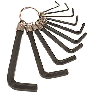 ALLEN KEY SET-METRIC 10PC - K1016
