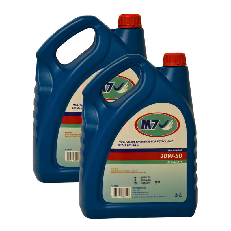 M7 API SL/CF-4 20W50 5 LITRE x 2