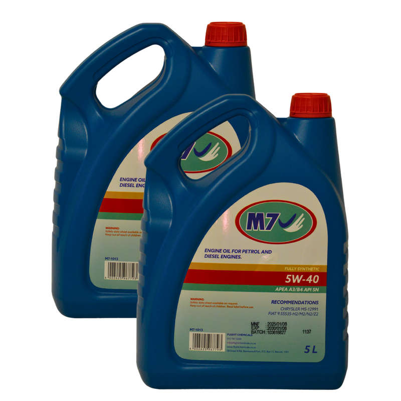 M7 5W-40 FULLY SYNTHETIC A3/B4 OIL - 5L x 2