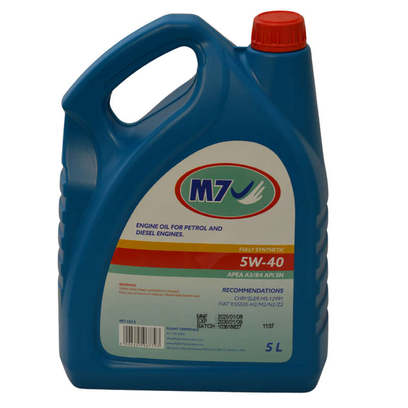 M7 5W-40 FULLY SYNTHETIC A3/B4 OIL - 5L