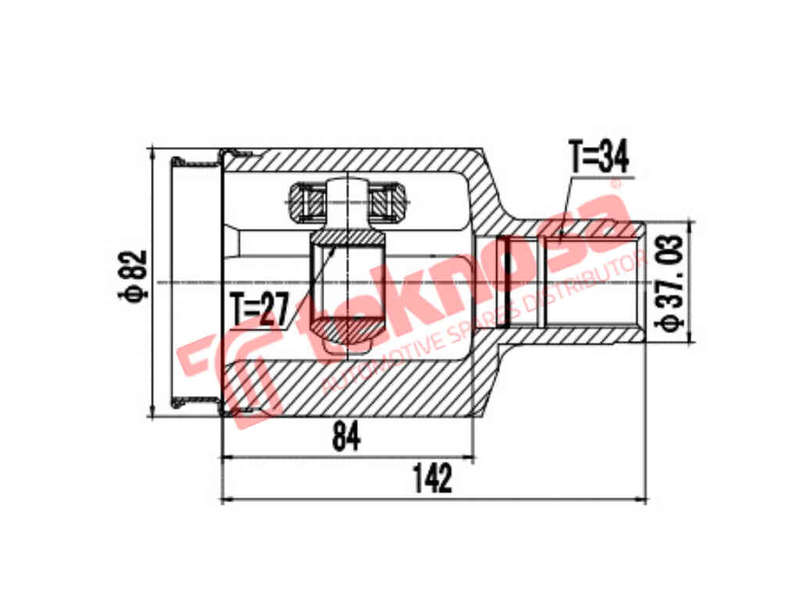 INNER CV JOINT - ME4010 (TEKNOSA)