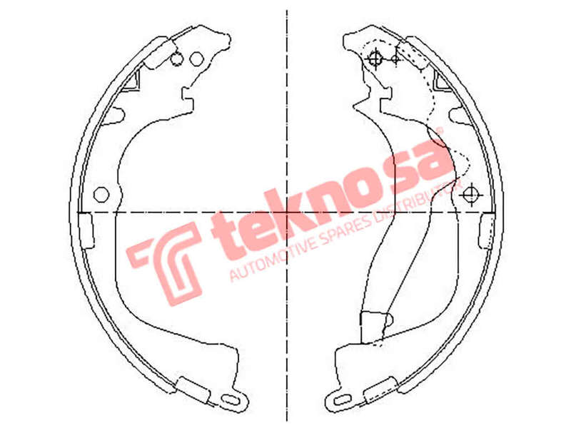 BRAKE SHOES - OPT1009PB (OPTIMA)