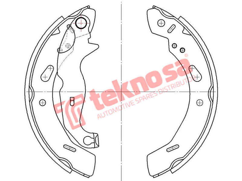 BRAKE SHOES - OPT1013PB (OPTIMA)