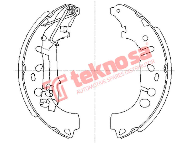 BRAKE SHOES - OPT1014PB (OPTIMA)