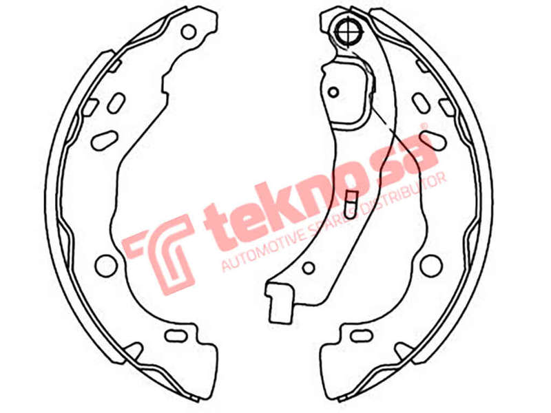BRAKE SHOES - OPT1017PB (OPTIMA)