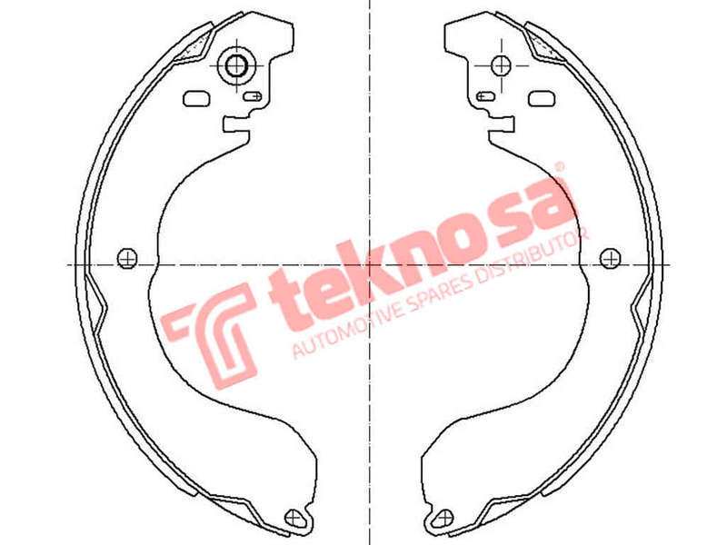 BRAKE SHOES - OPT1023PB (OPTIMA)