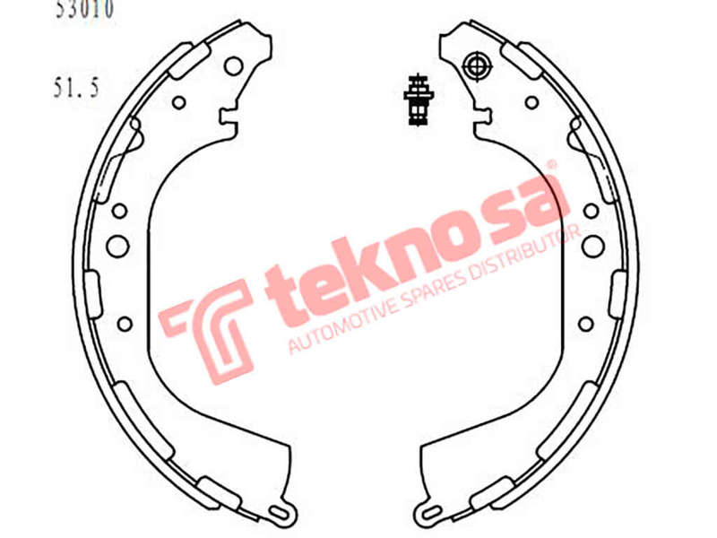 BRAKE SHOES - OPT1028PB (OPTIMA)