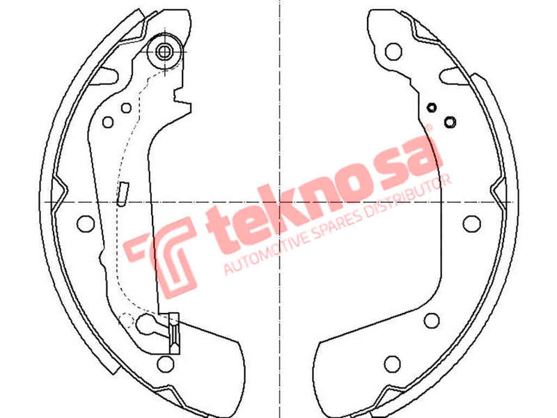 BRAKE SHOES - OPT1030PB (OPTIMA)
