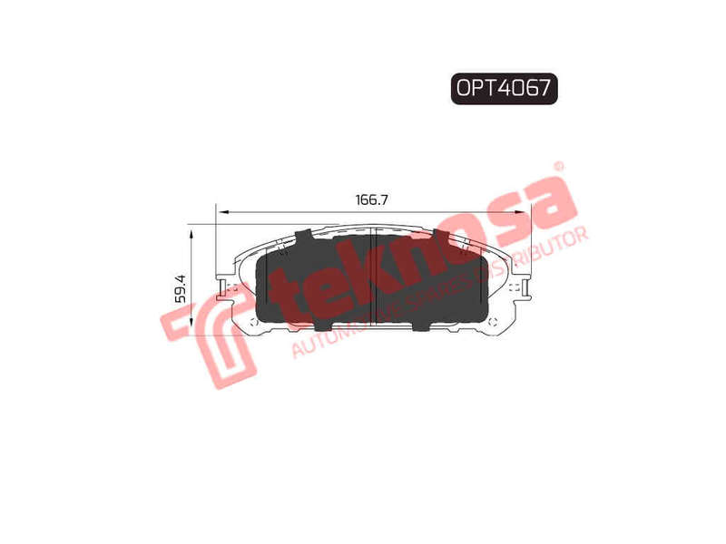 BRAKE PADS - OPT4067 (OPTIMA)