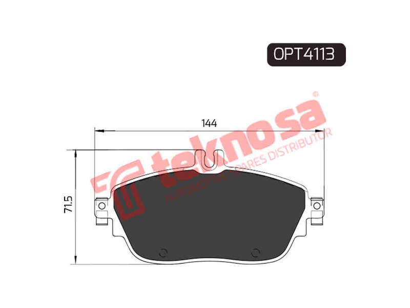 BRAKE PADS - OPT4113 (OPTIMA)
