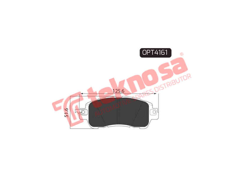 BRAKE PADS - OPT4161 (OPTIMA)