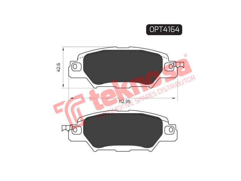 BRAKE PADS - OPT4164 (OPTIMA)