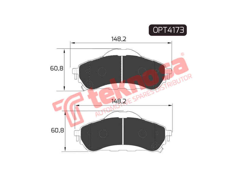 BRAKE PAD SET - OPT4173 (OPTIMA)