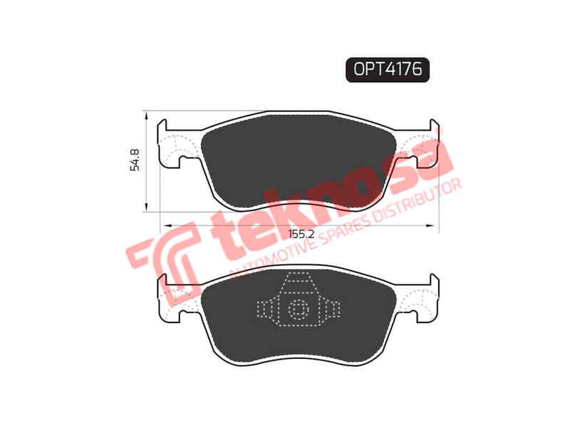 BRAKE PAD SET - OPT4176 (OPTIMA)