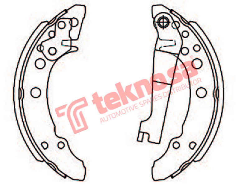 BRAKE SHOES - OPT489PB (OPTIMA)
