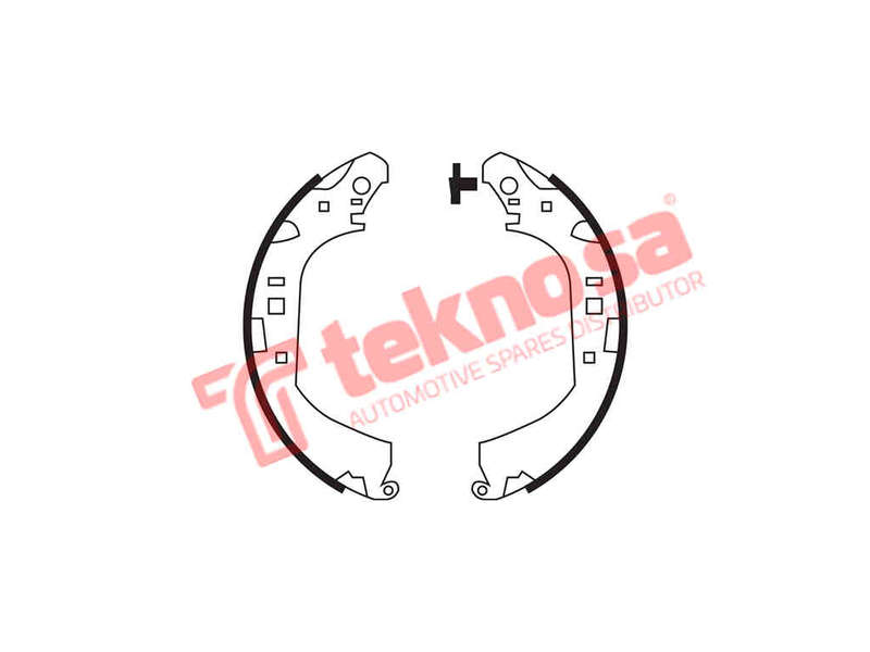 BRAKE SHOES - OPT509PB (OPTIMA)