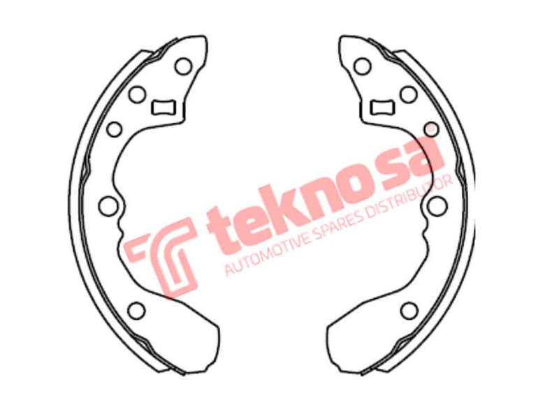 BRAKE SHOES - OPT537PB (OPTIMA)