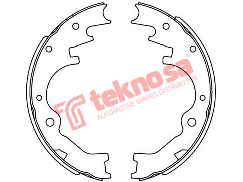 BRAKE SHOES - OPT538PB (OPTIMA)