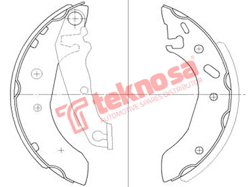 BRAKE SHOES - OPT565PB (OPTIMA)
