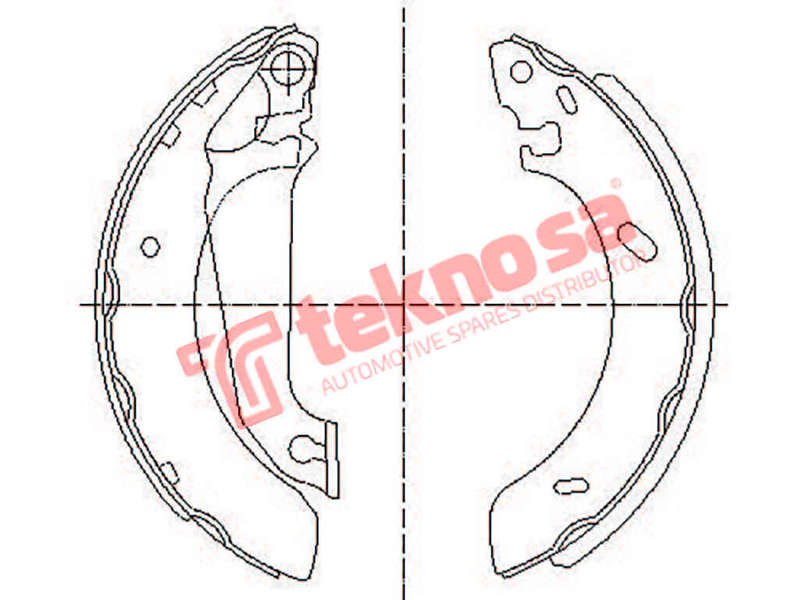 BRAKE SHOES - OPT566PB (OPTIMA)