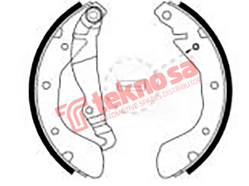 BRAKE SHOES - OPT571PB (OPTIMA)