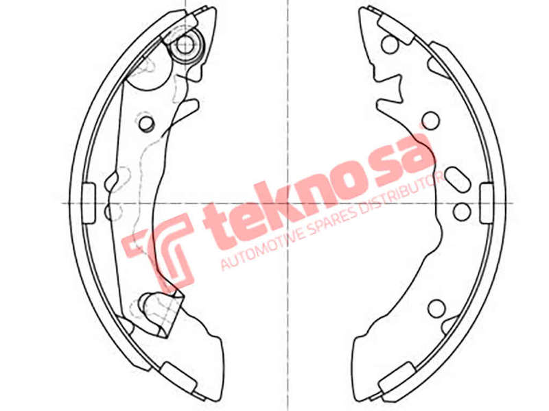 BRAKE SHOES - OPT578PB (OPTIMA)