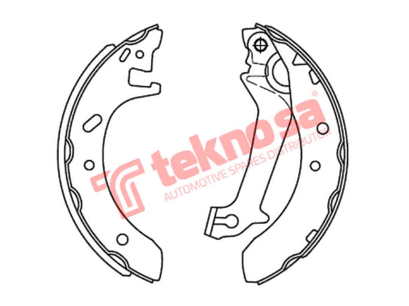 BRAKE SHOES - OPT583PB (OPTIMA)