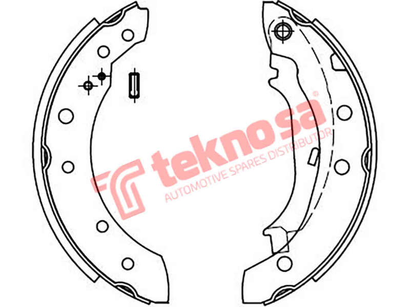 BRAKE SHOES - OPT587PB (OPTIMA)