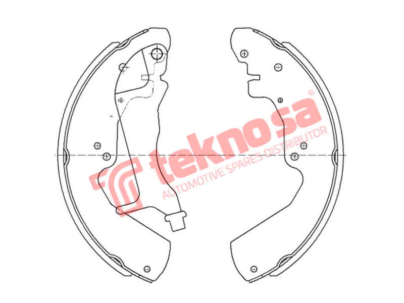 BRAKE SHOES - OPT599PB (OPTIMA)