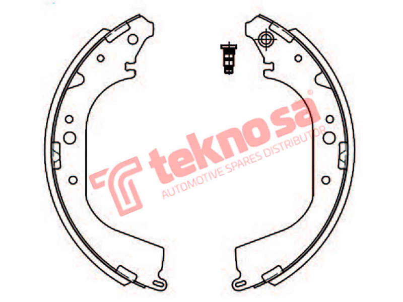 BRAKE SHOES - OPT603PB (OPTIMA)