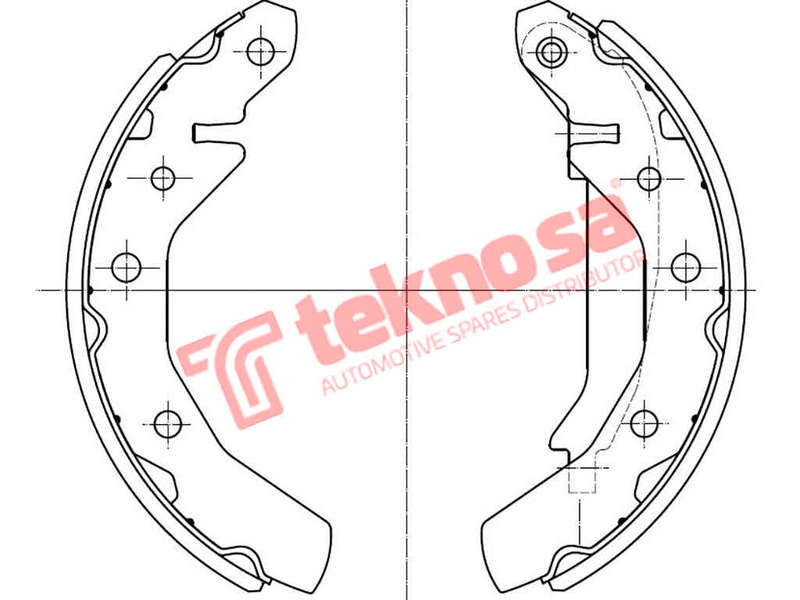 BRAKE SHOES - OPT613PB (OPTIMA)