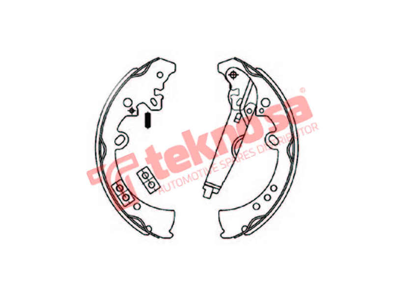 BRAKE SHOES - OPT646PB (OPTIMA)